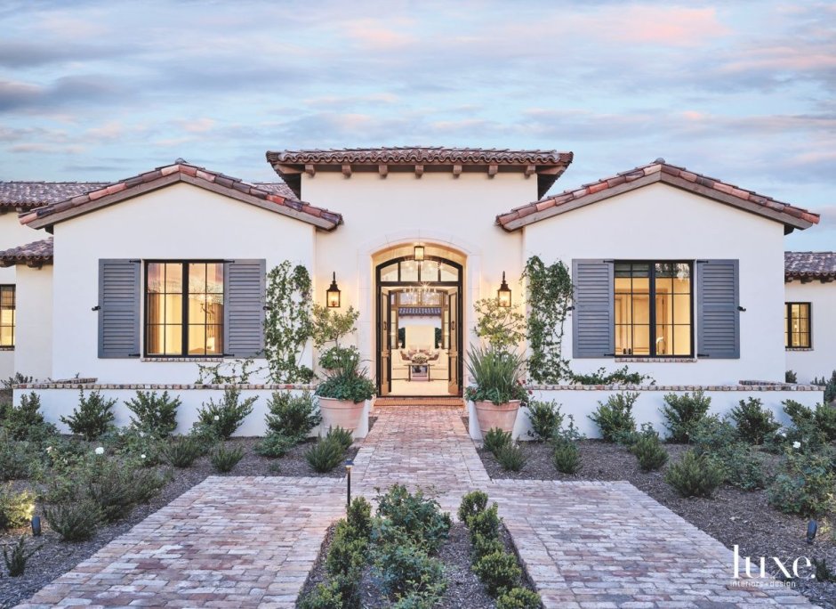 Вилла Средиземноморский стиль фасад