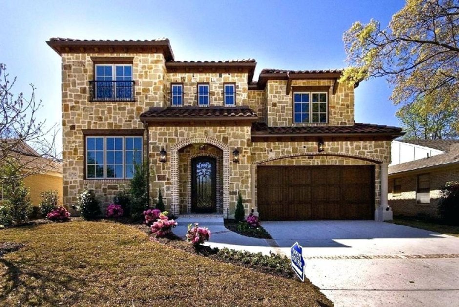 Средиземноморский стиль ракушечник фасад