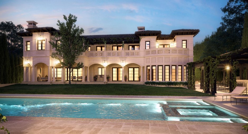 Загородный дом в итальянском стиле