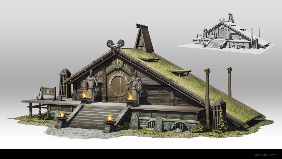 Жилище ярла викингов