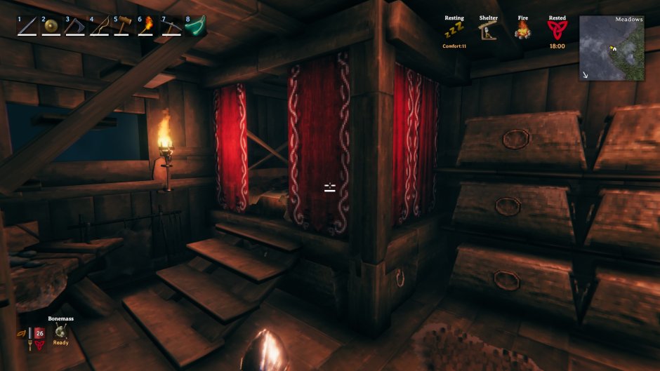 Драконья кровать Valheim