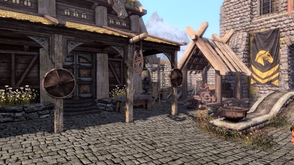 Скайрим кузница Вайтран