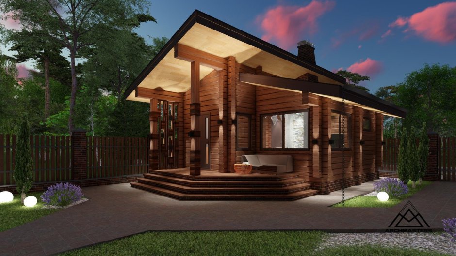 Баня в современном стиле