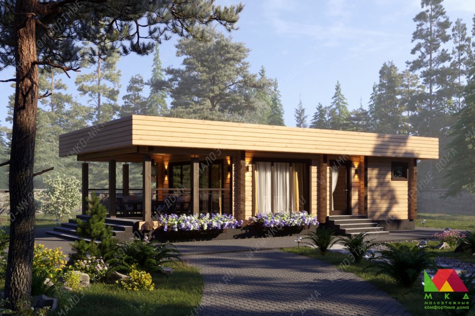 Тини Хаус с террасой