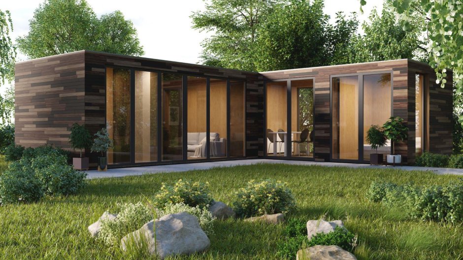 Модульный деревянный дом