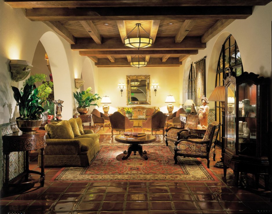 Испанский колониальный стиль Санта-Барбара