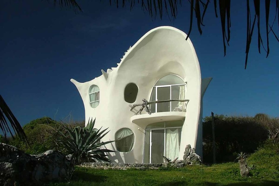 Conch Shell House (Исла-Мухерес, Мексика)