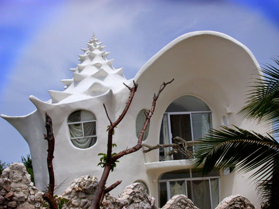 Conch Shell House (Исла-Мухерес, Мексика)
