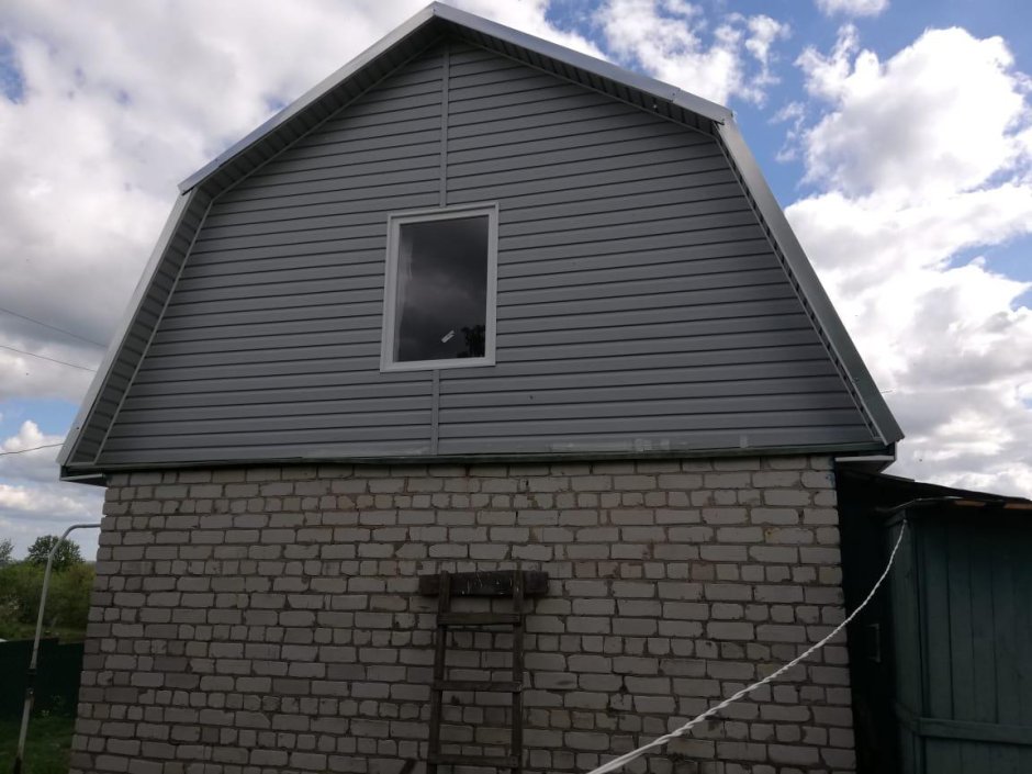 Обшить фронтон профлистом