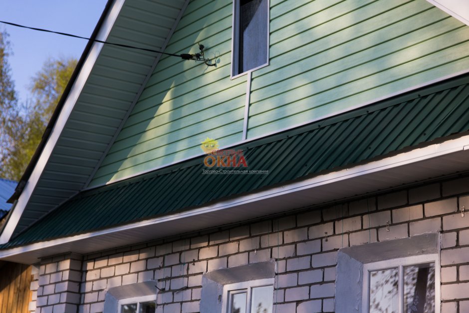 Обшить фронтоны железом