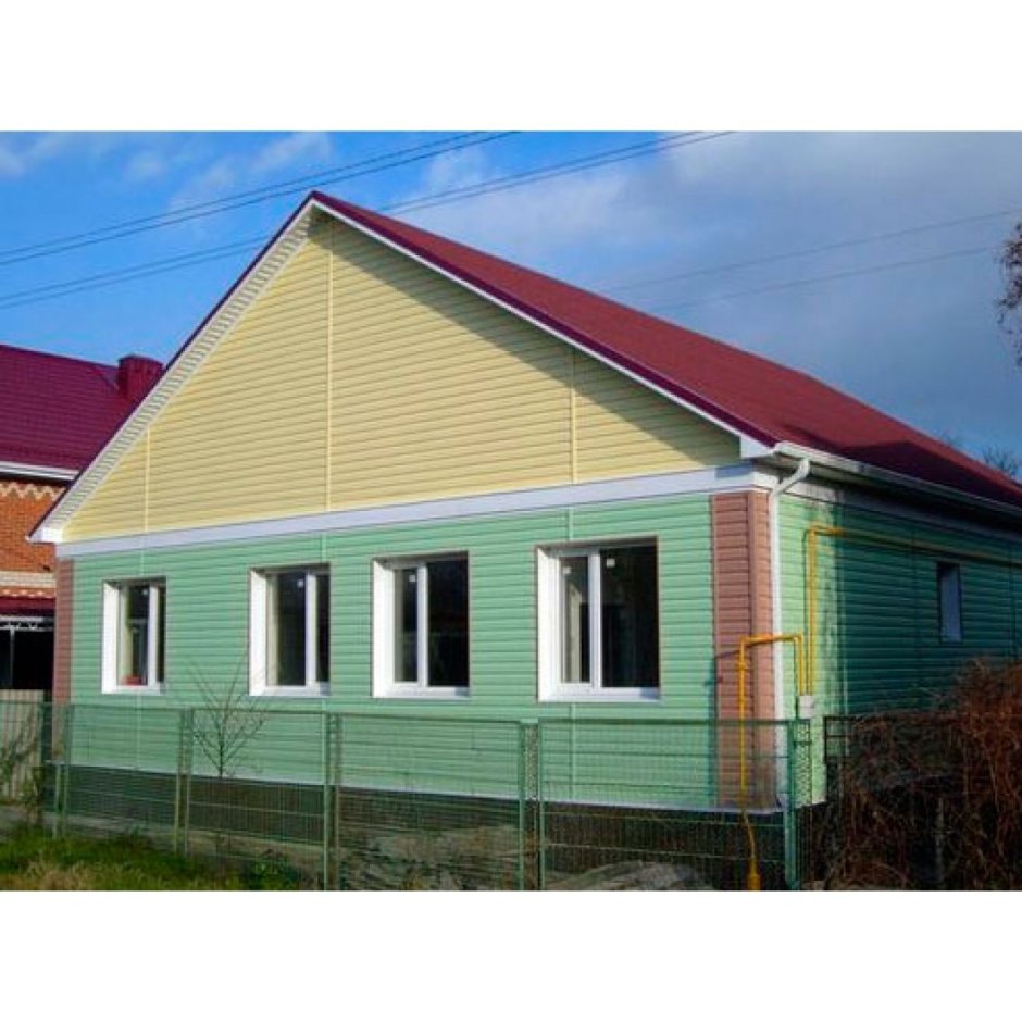 Отделка домов профлистом