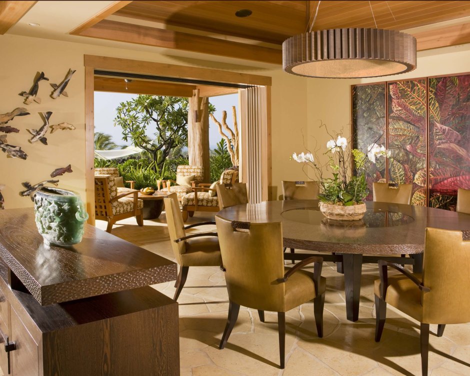 Красивый интерьер столовой