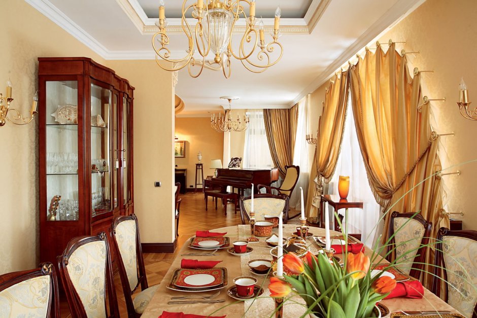 Столовая в стиле ар нуво