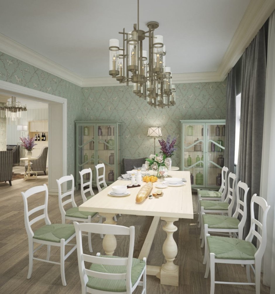 Столовая в частном доме