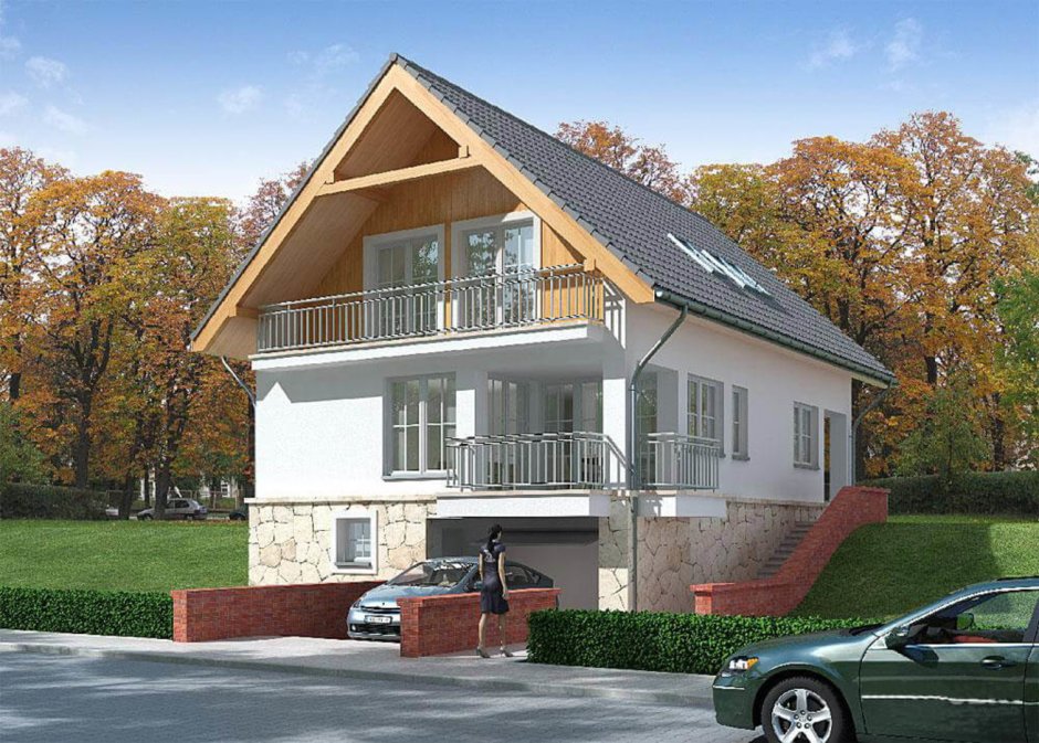 Дом 120 кв с мансардой