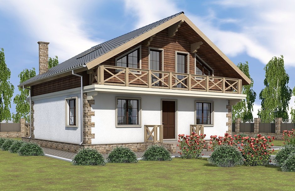 Загородный дом небольшой