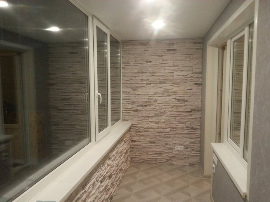 Отделка лоджии