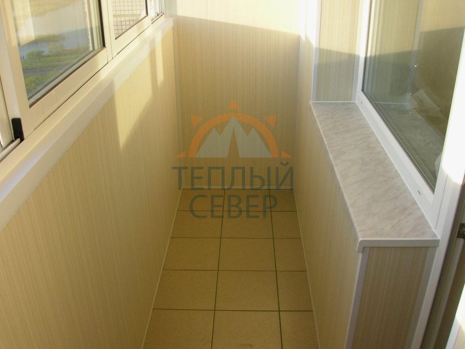 Креативная отделка балкона