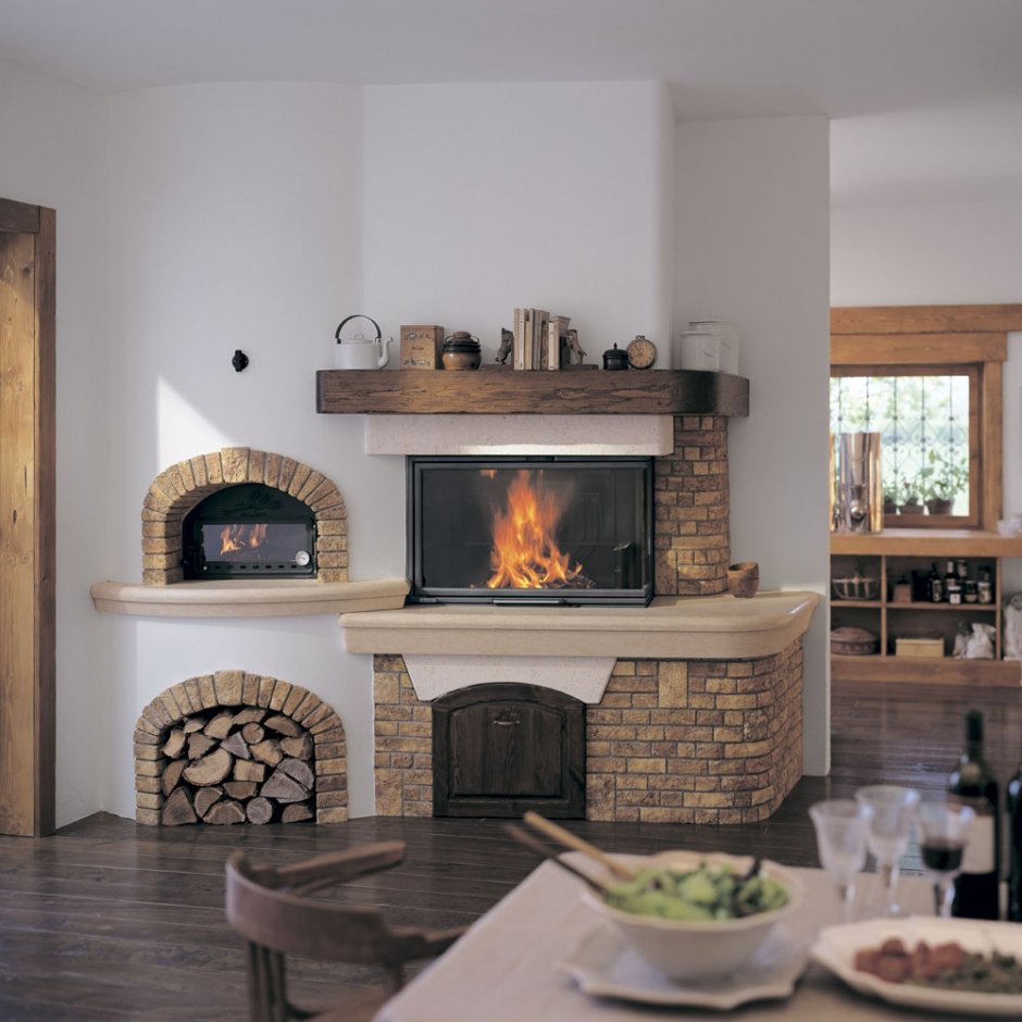 Русские печи камины