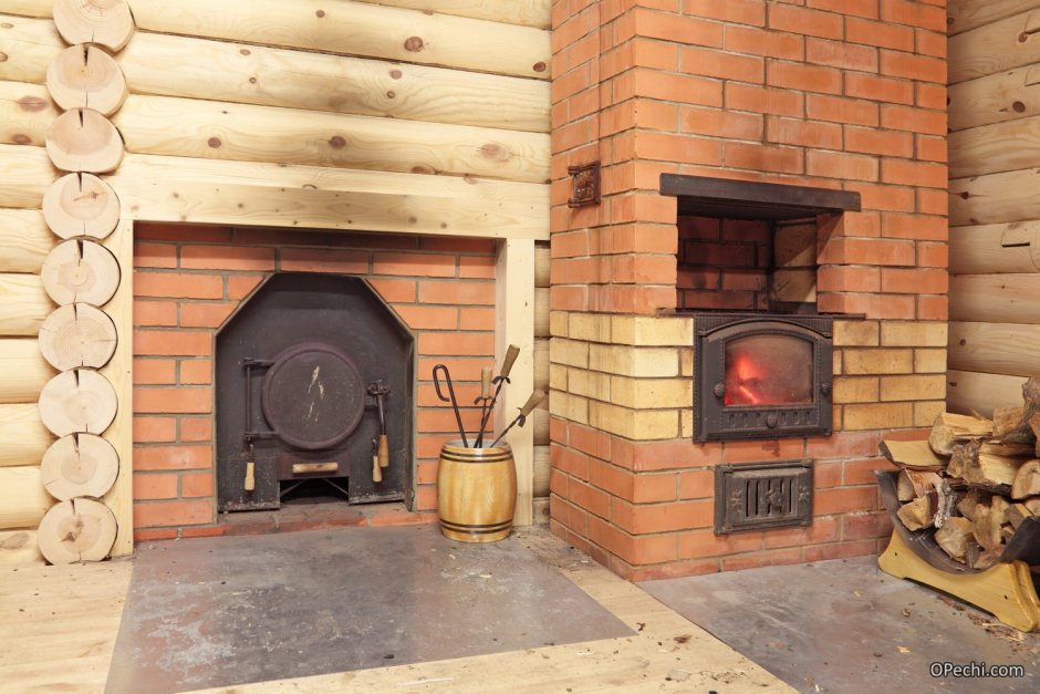 Каминопечь шведка