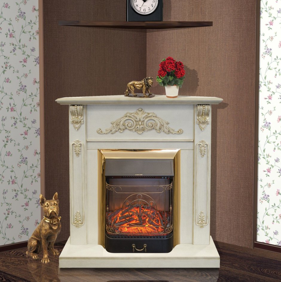 Электрический камин REALFLAME Anita Corner (угловой) WTG + Majestic Lux br s