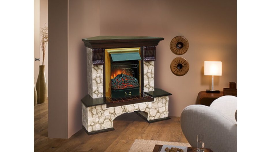 Электрический камин Гленрич Бостон к Арбат угловой