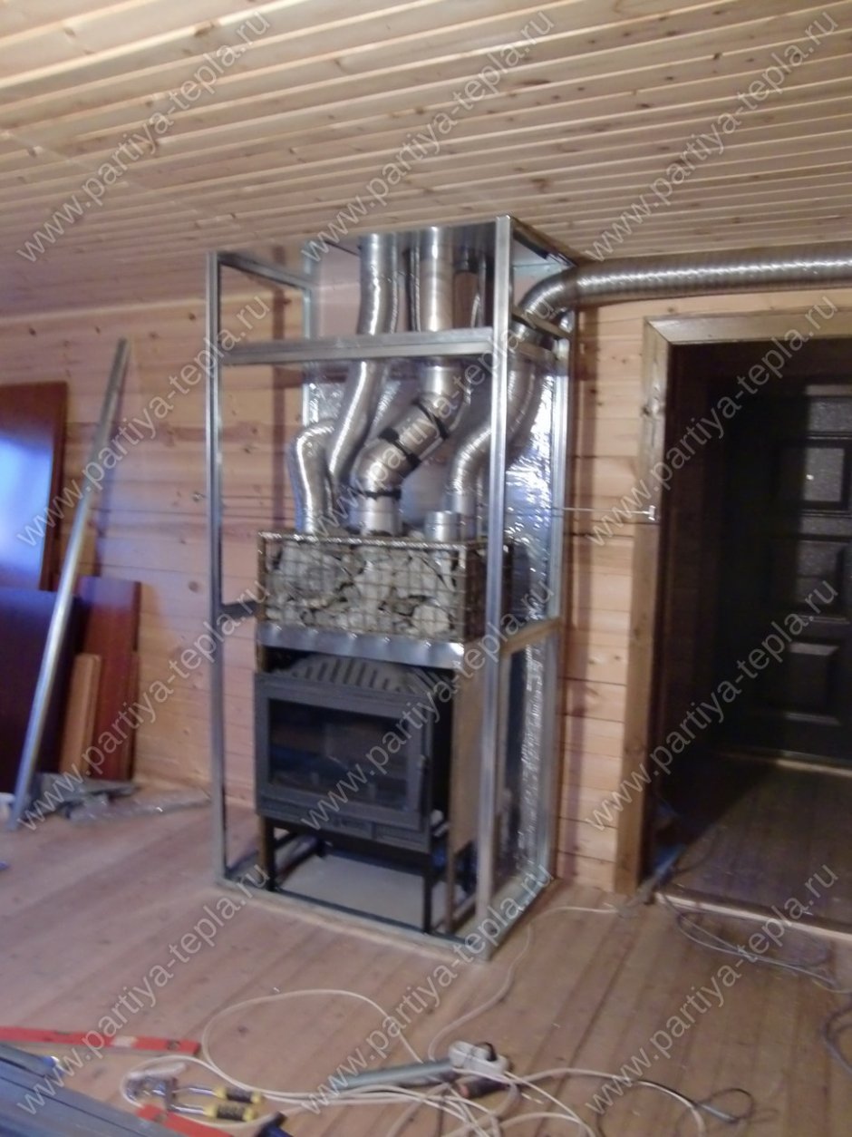 Отопление от камина