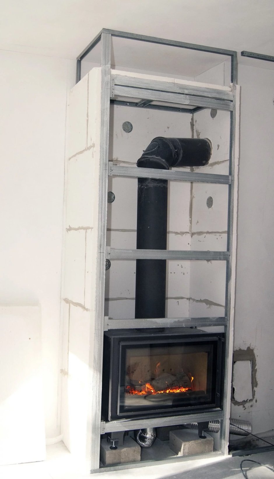 Каминная кассета с воздушным отоплением