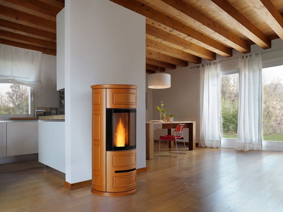 Пеллетная печь-камин Piazzetta p955