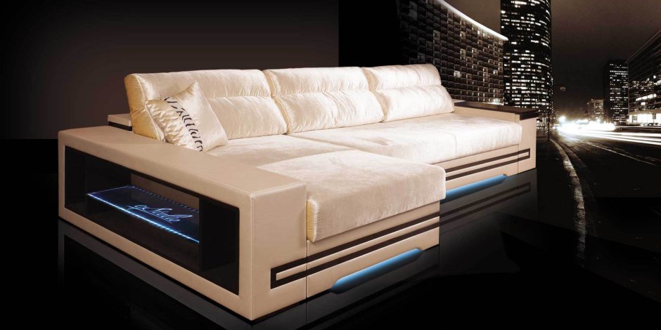 Современные диваны с подсветкой