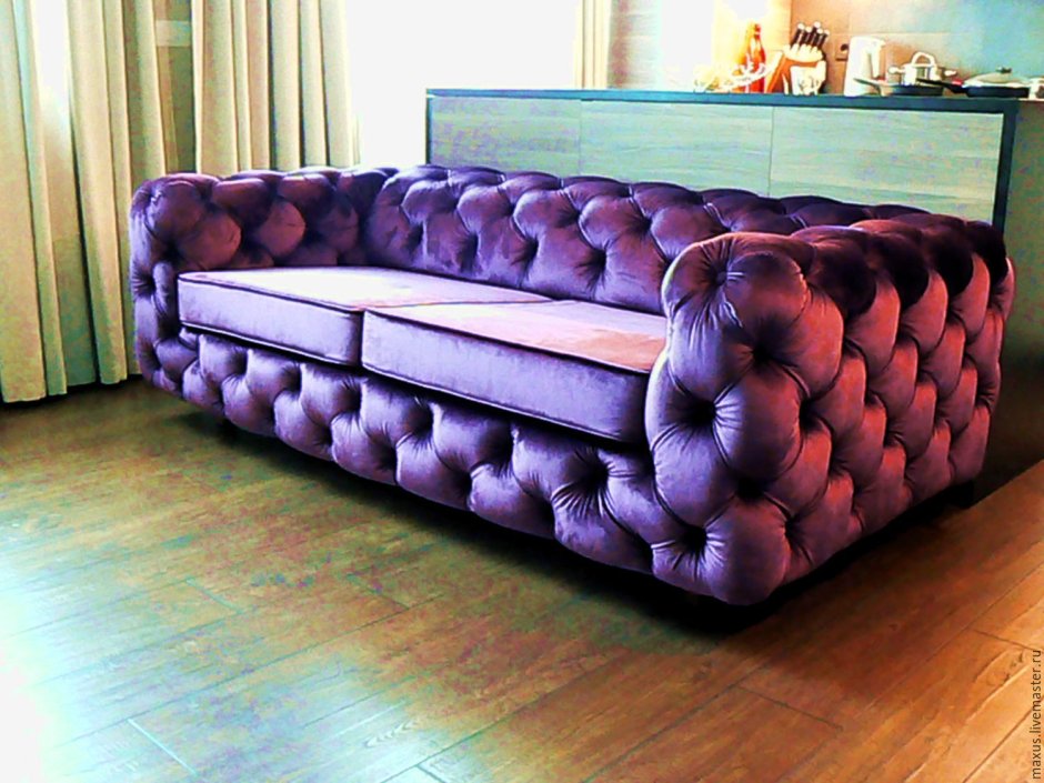 Диван Честер с каретной стяжкой