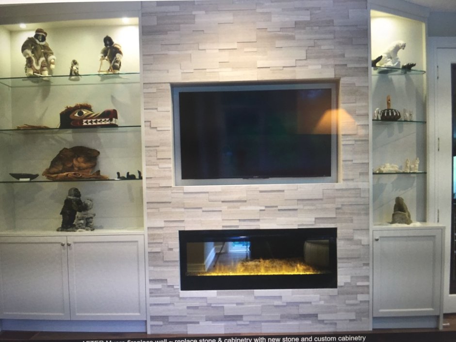 Телевизор встроенный в нишу