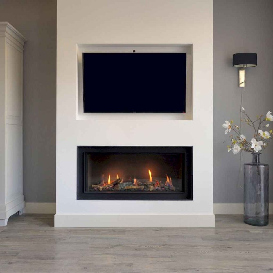 Камин с телевизором