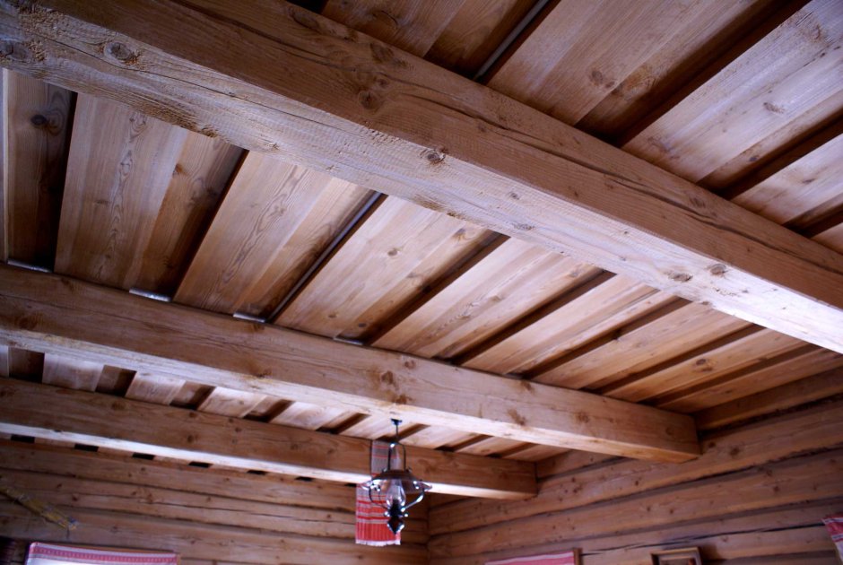 Деревянные потолочные перекрытия