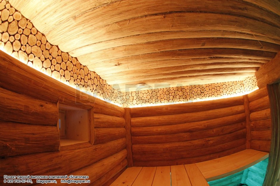 Липовый блокхаус с лыком