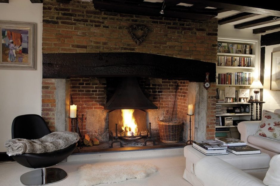 Открытый камин