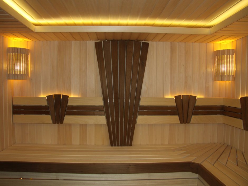 Потолок в сауне