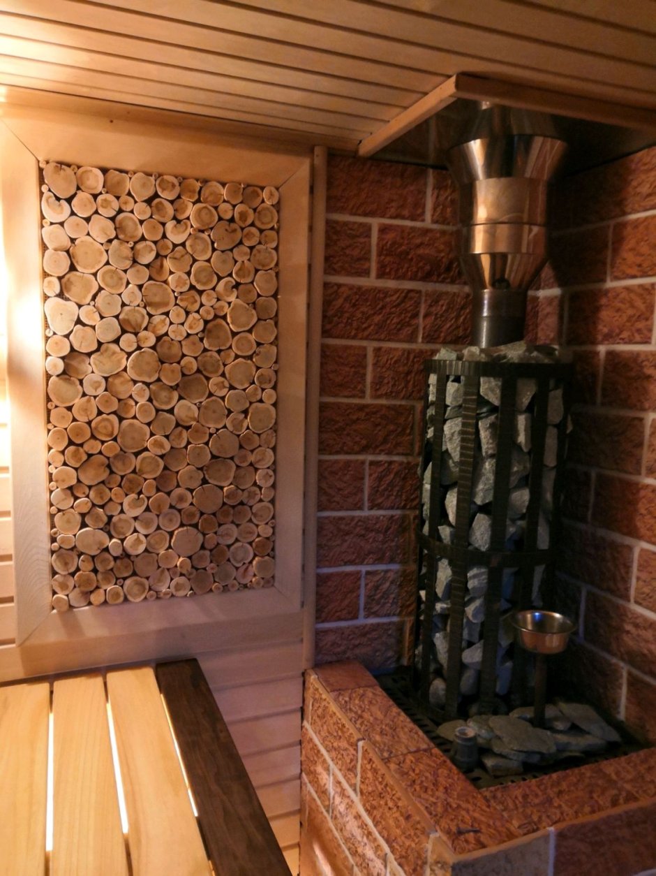 Декор парилки в бане