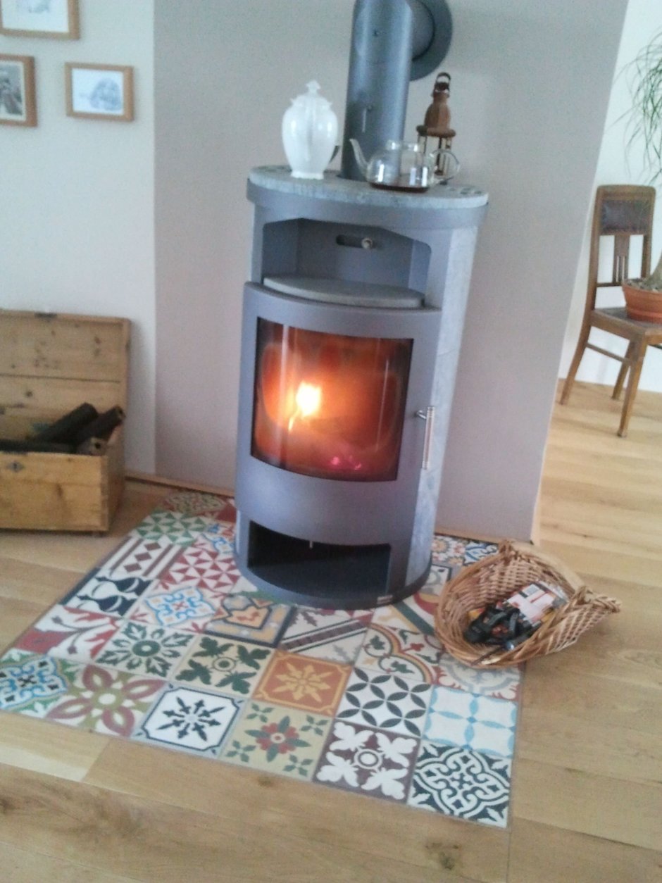 Плитка под печь камин