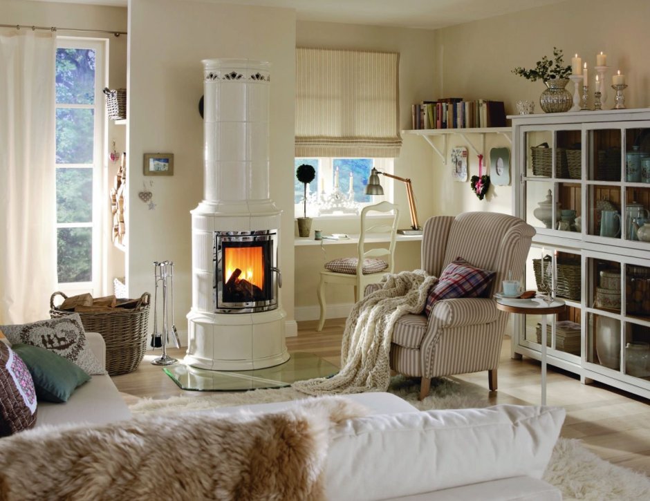 Уютный камин