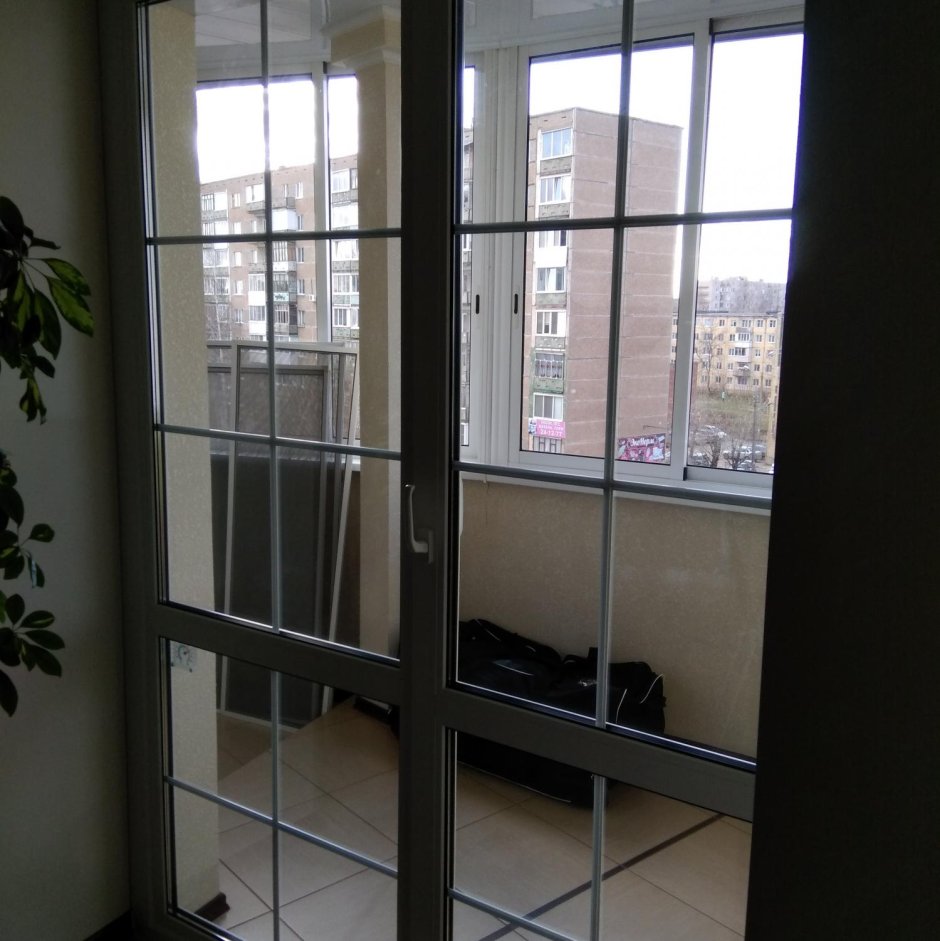 Французское окно вместо балконного блока