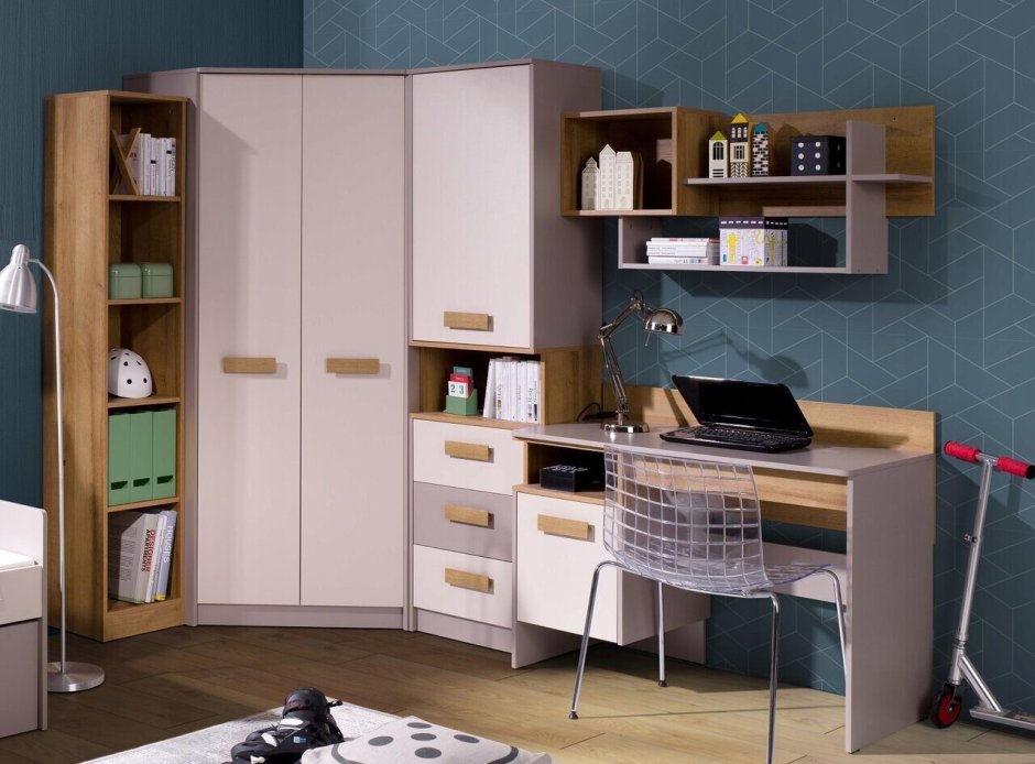 Угловая детская стенка