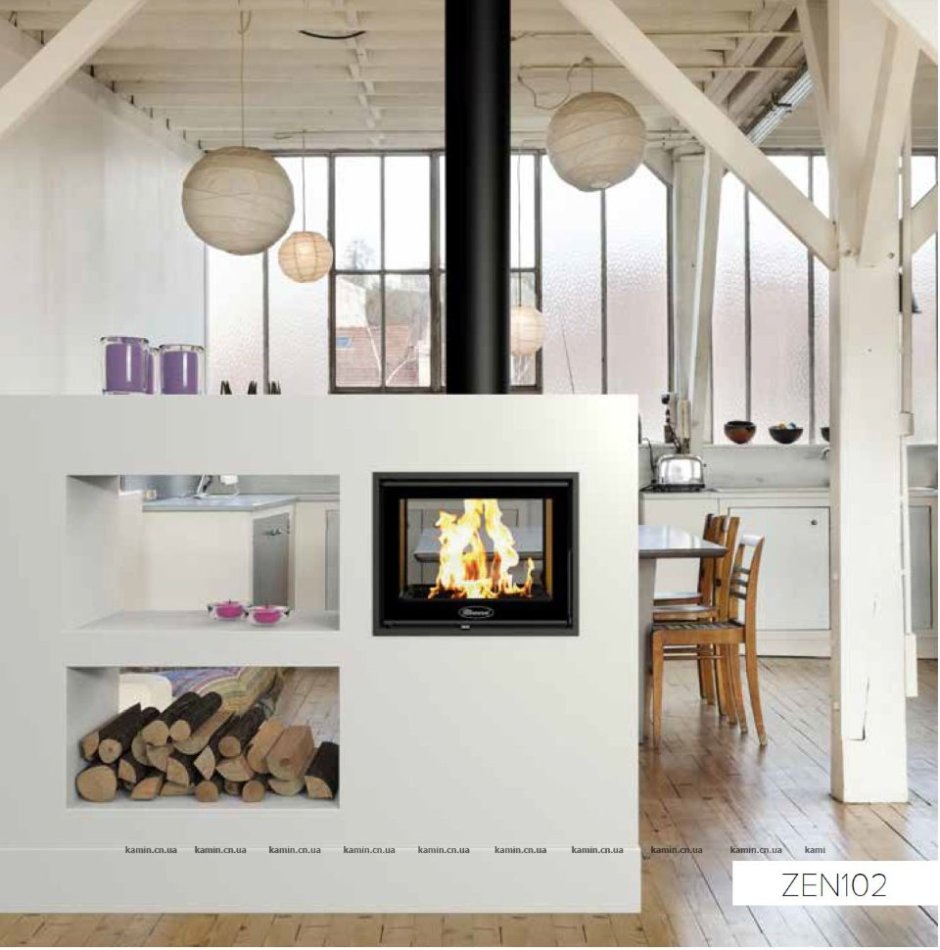 Камин в частном доме