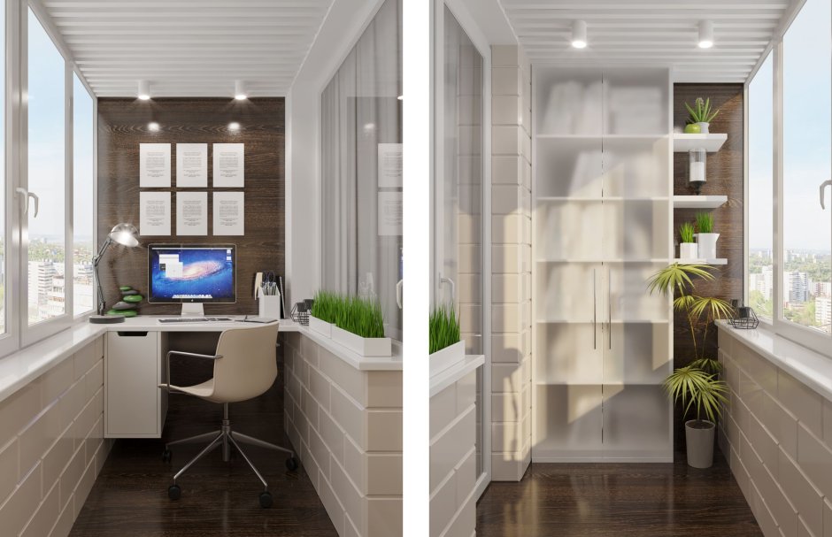 Угловой балкон