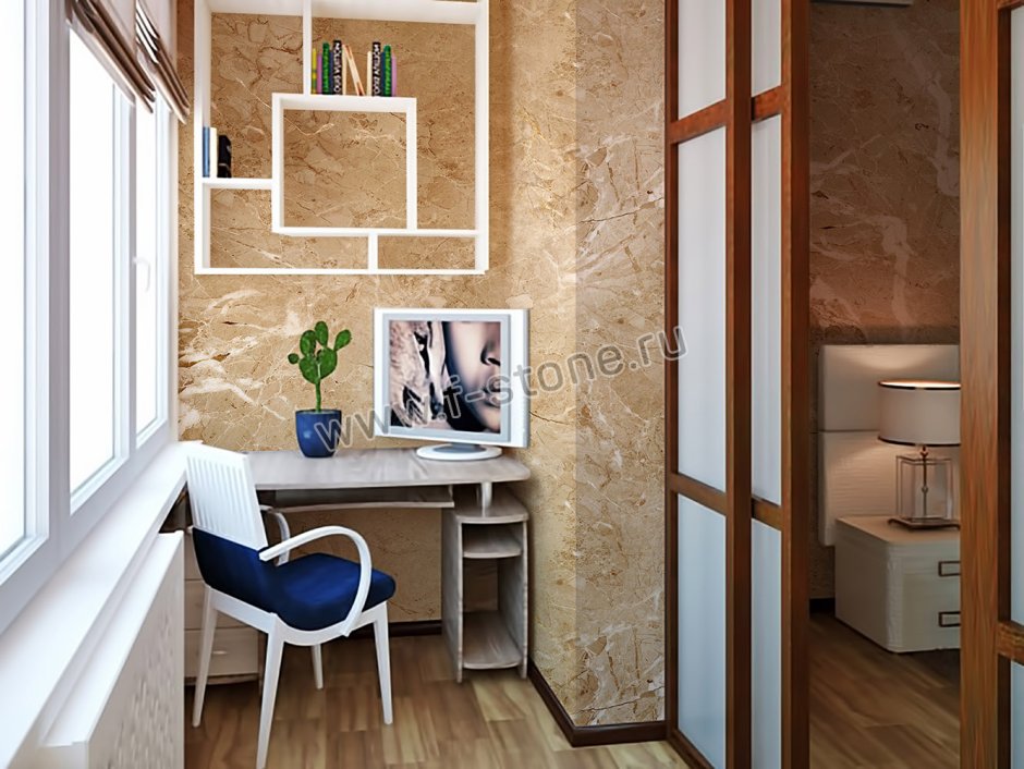 Кабинет на балконе