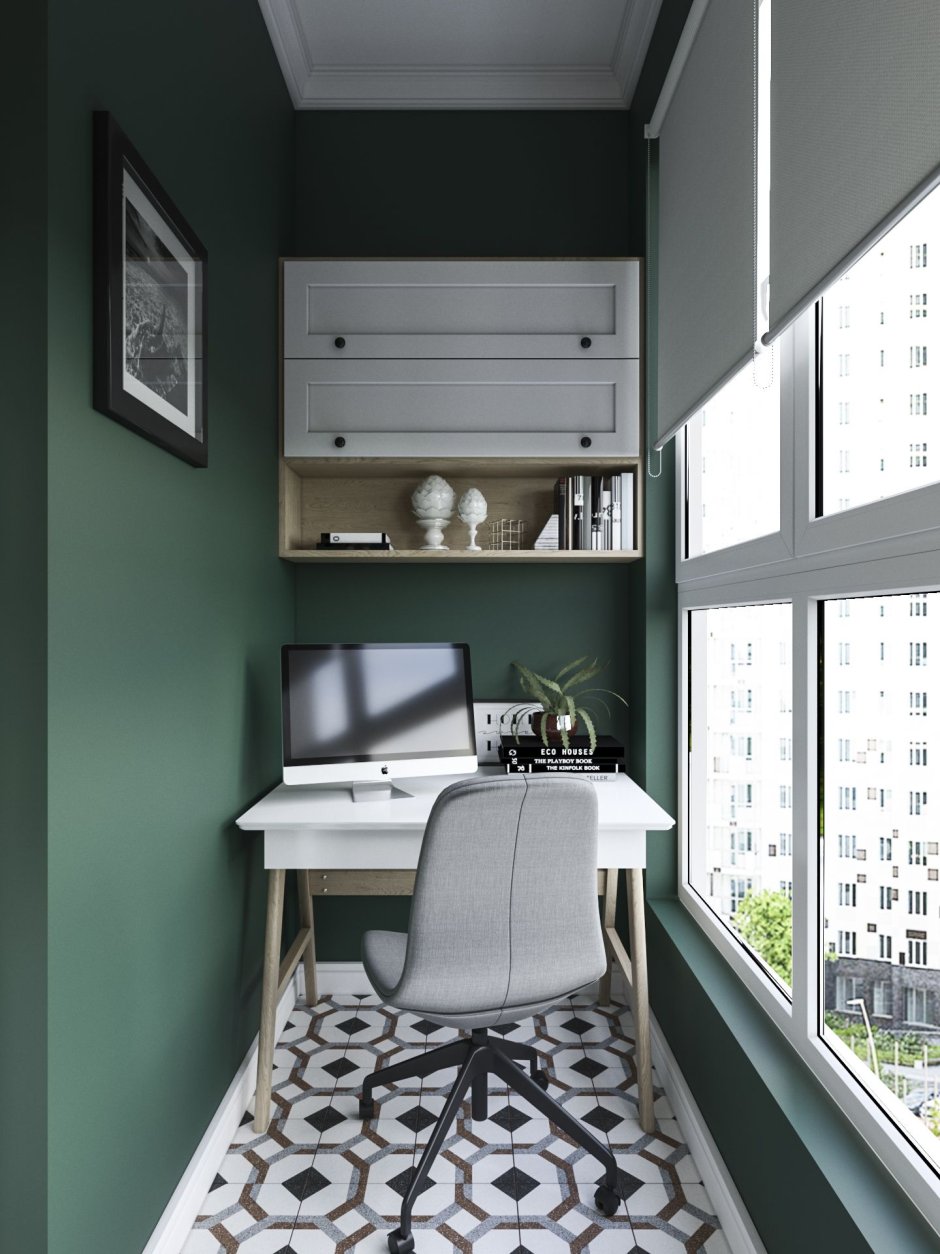 Письменный стол икеа на балконе