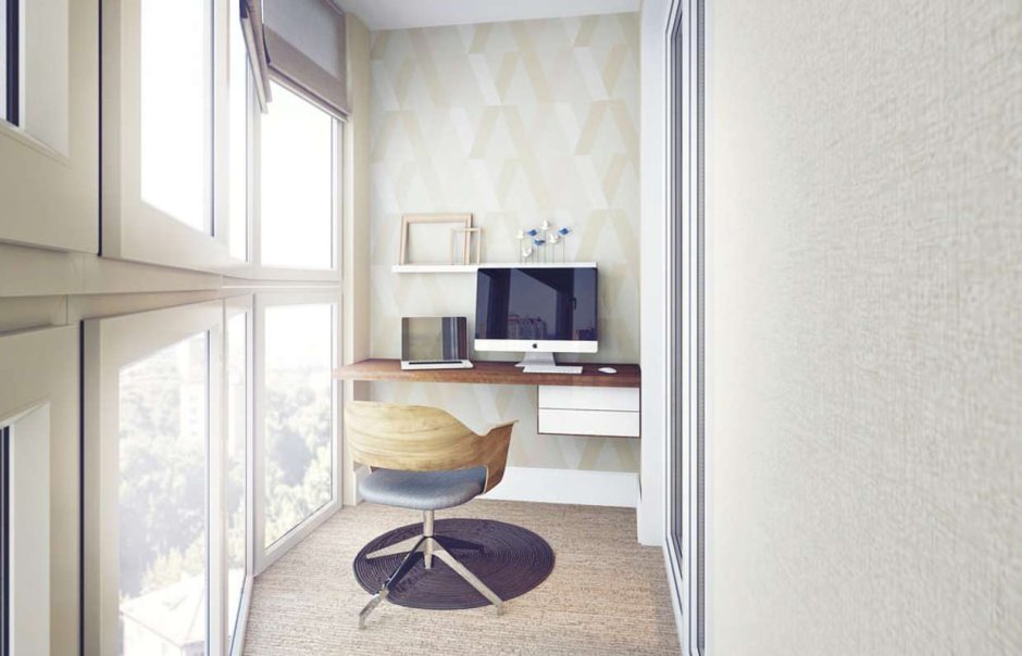 Освещение на балконе