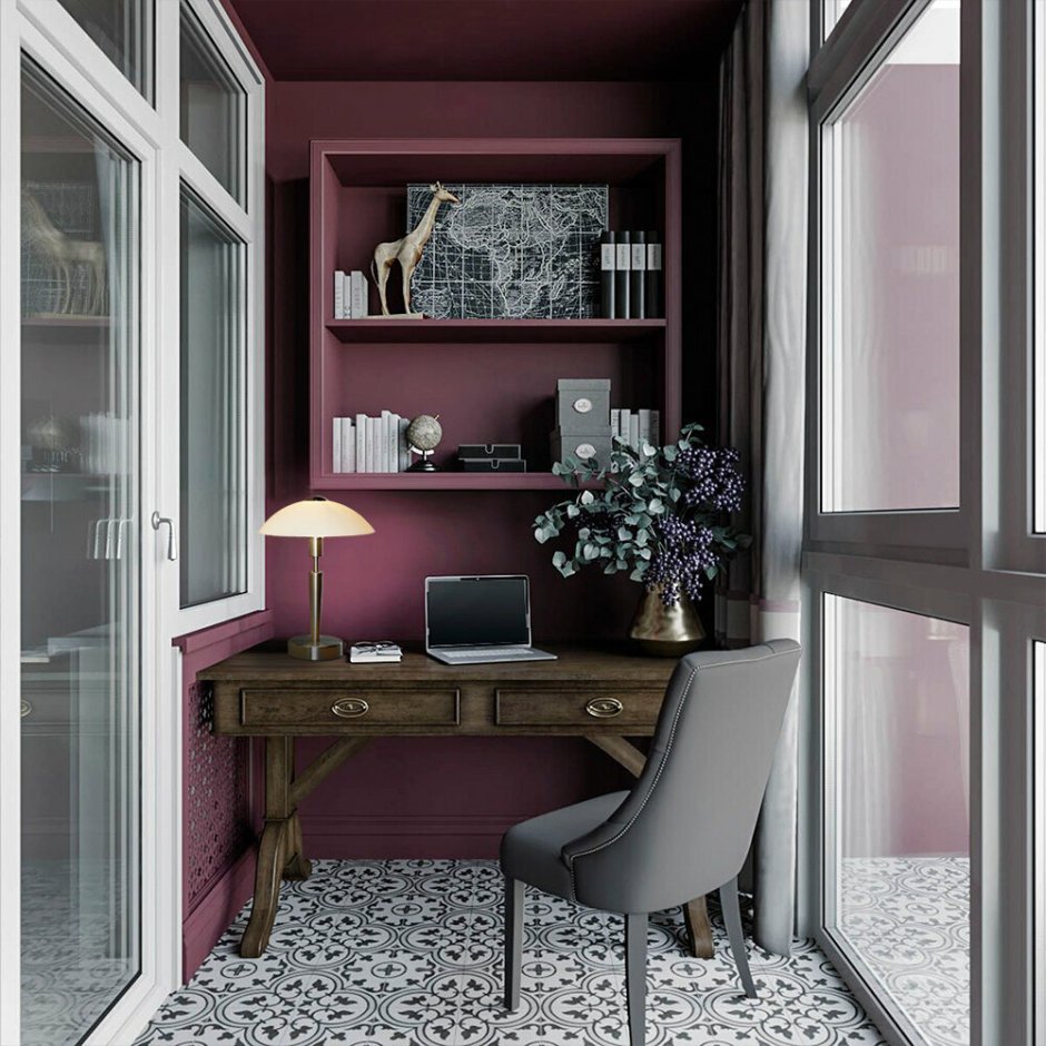 Кабинет на лоджии