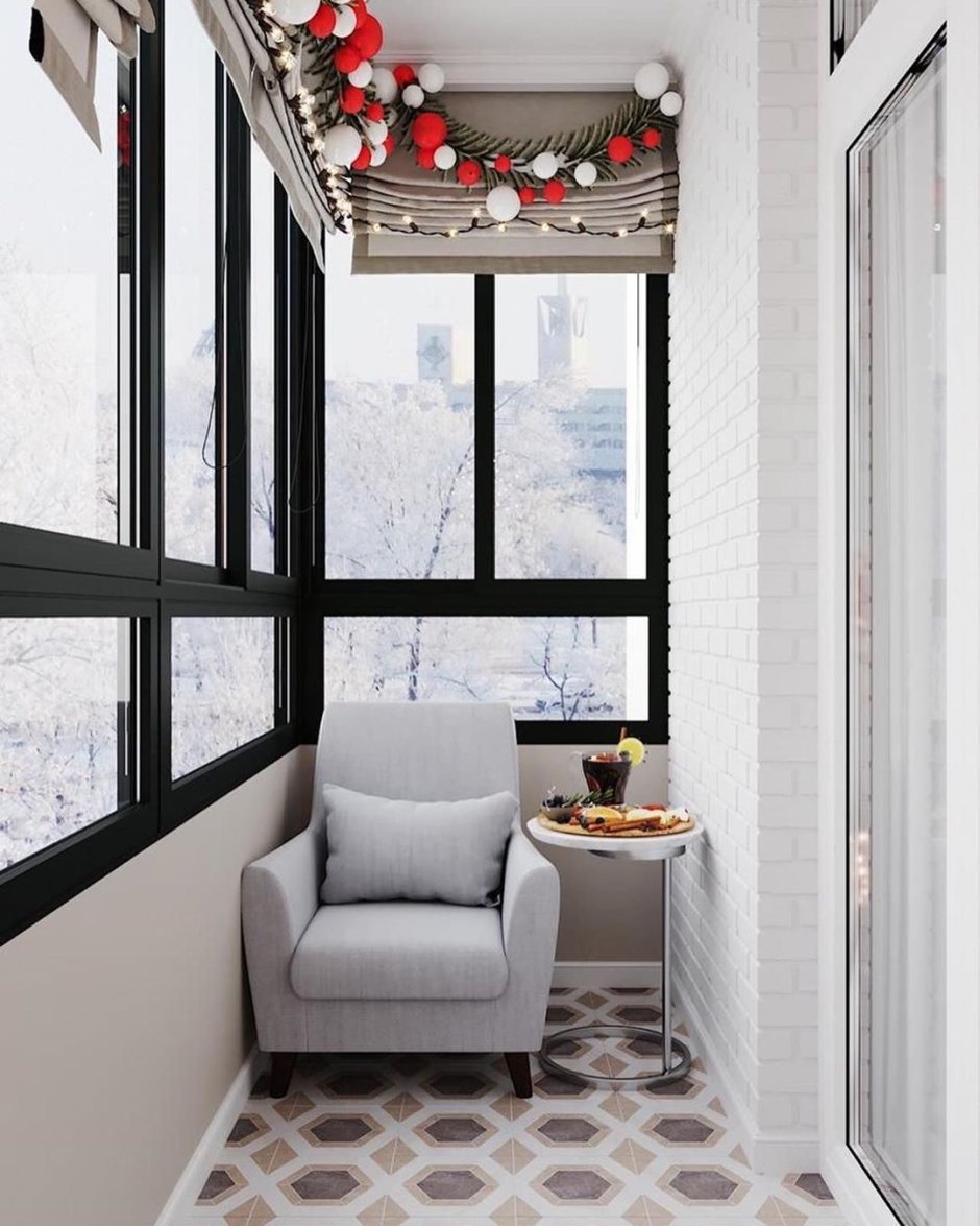 Камин на веранде