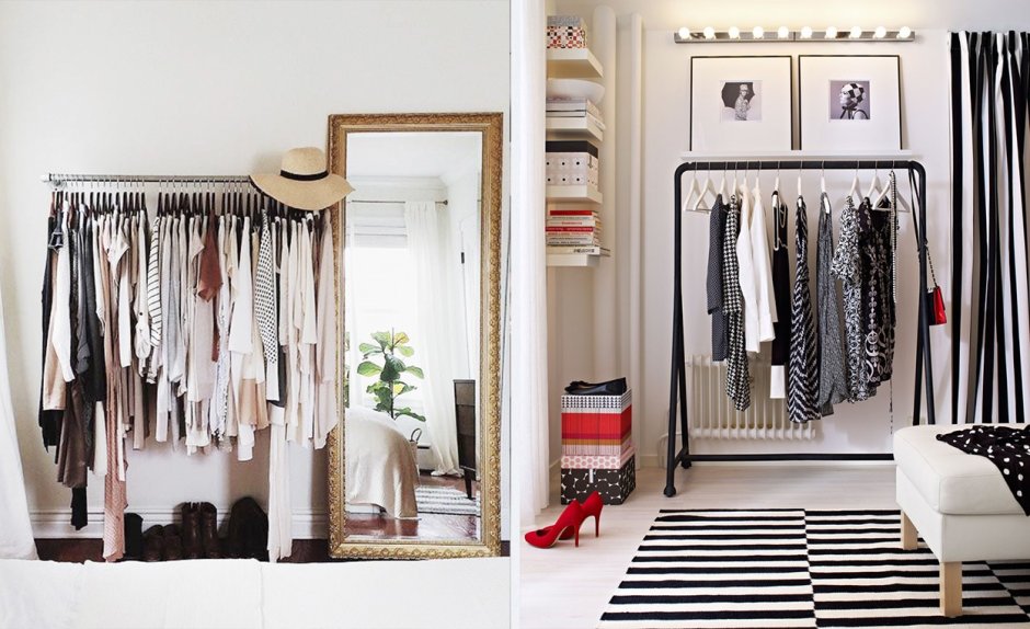 Вешалка для одежды в спальню